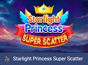 Starlight Princess Super Scatter — promo grafika slota